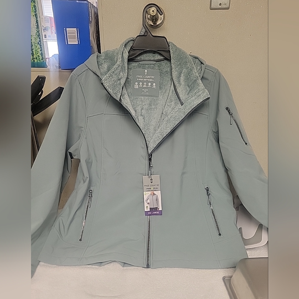 Free Country Women's sz XXL Lightweight Coat color Willow NWT